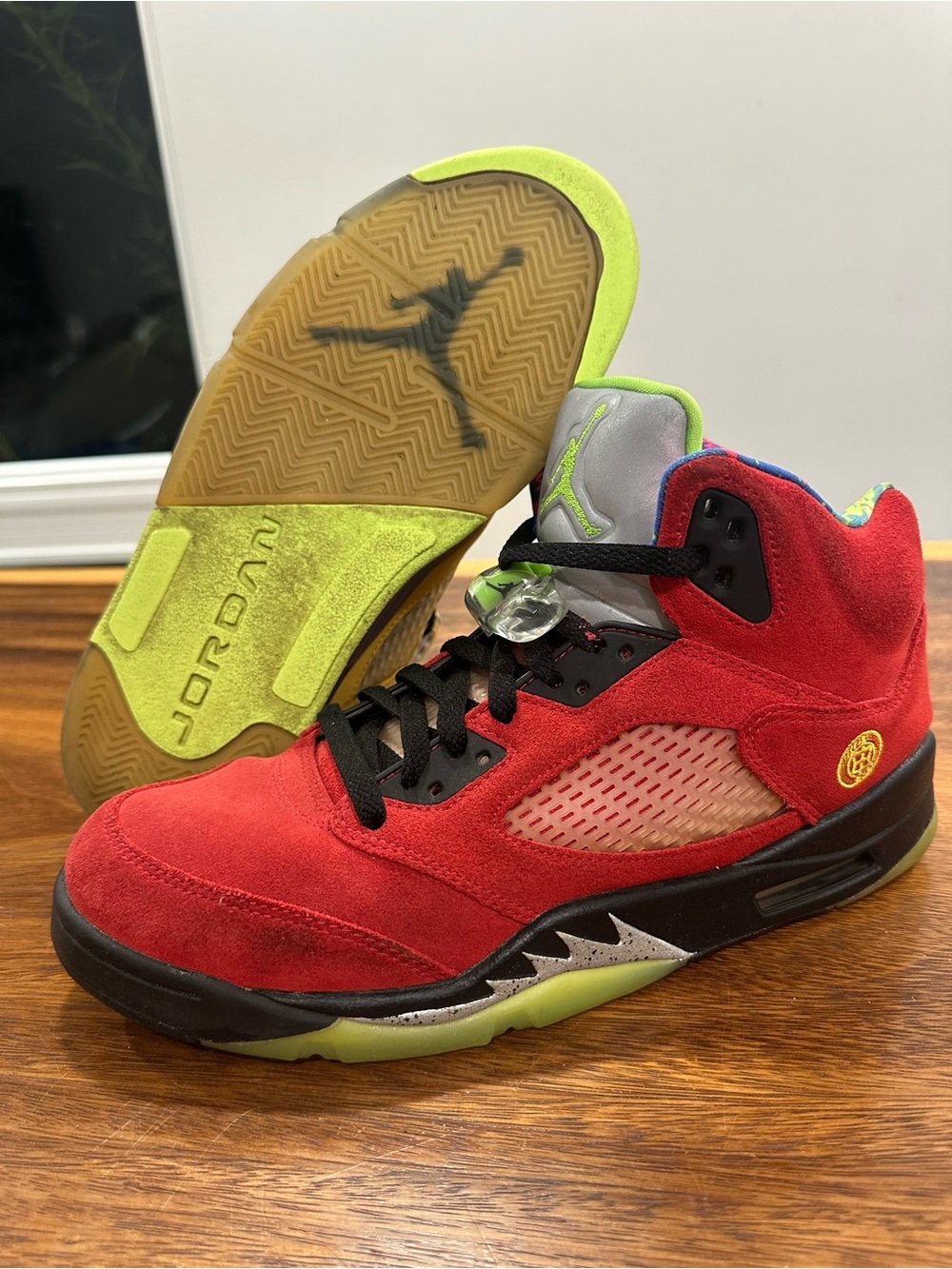 Nike Air Jordan 5 Retro SE ‘What The’ Shoes Men’s Sz 10.5 CZ5725-700 Tokyo Grape